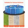 VEVOR 15ft Round Pool Liner Pad, Pool Liner Pad for Above Ground Swimming Pools, Extra-Thick Pool Mat, Prevents Punctures, Recyc