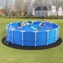 15ft Round Pool Liner Pad, Pool Liner Pad for Above Ground Swimming Pools, Extra-Thick Pool Mat, Prevents Punctures, Recycled Ge