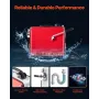 Drain Cleaner Machine, 400W 1400RPM Electric Pipe Drain Cleaning Machine Sewer Snake with 20m x 16mm, 5m x 9.5mm & 0.4m x 12mm S