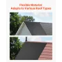 VEVOR Roll Roofing, 20 x 20 ft, 45 mil EPDM Rubber Roofing, Long Lifespan & Weather-resistant, Withstands Harsh Temperatures, Fl