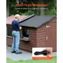 Roll Roofing, 15 x 25 ft, 45 mil EPDM Rubber Roofing, Long Lifespan & Weather-resistant, Withstands Harsh Temperatures, Flexible