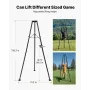 Tripod Deer Hoist, 500 lbs Load Capacity, Hunting Game Hoist Winch Lift with Gambrel & Manual Winch, Hunting Game Skinning and C
