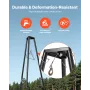 Tripod Deer Hoist, 500 lbs Load Capacity, Hunting Game Hoist Winch Lift with Gambrel & Manual Winch, Hunting Game Skinning and C