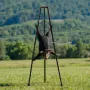 Tripod Deer Hoist, 500 lbs Load Capacity, Hunting Game Hoist Winch Lift with Gambrel & Manual Winch, Hunting Game Skinning and C