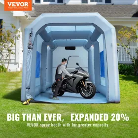 Inflatable Spray Booth Car Paint Tent 13x10x9ft Filter System Blower 950W