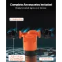 LPS25-6BP/130 High Efficiency Circulator Pump, 58 LPM, 6 M Max Lift Cast Iron Hot Water Recirculating Circulation Pump, Threaded
