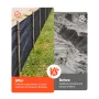 Silt Fence Fabric Roll, 0.91 x 152.4 m Erosion Control Fencing, Industrial Grade Tough Polypropylene Fabrics for Sediment Retent