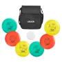 Disc Golf Set, 6 PCS Flying Discs for Beginners, Disc Golf Starter Set, with Putter, Mid-Range, Driver, Including Mini Marker, P
