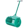 VEVOR Compost Spreader, 24 in Wide Peat Moss Spreader with Push/Tow Handle, 4 Heights Adjustable, Powder-Coated Steel Garden Pea