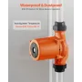 VEVOR LPS32-8S/180 Støbejernscirkulationspumpe, 3/8 HK, 220-240V 110 LPM Varmtvandscirkulationscirkulationspumpe,