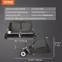VEVOR Tow Behind Lawn Sweeper, 111,7 cm Pull Behind Lawn Sweeper, 25 cu. ft Løv- og græsopsamler med stor kapacitet, Heavy Duty