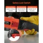 Angle Grinder, 127mm Electric Grinder Power Tool, 5.4Amps 10000RPM High-Speed Corded Angle Grinders with Adjustable Dust Guard f
