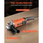 Angle Grinder, 177.8mm Electric Grinder Power Tool, 8.2Amps 8500RPM High-Speed Corded Angle Grinders with Adjustable Dust Guard 