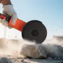 Angle Grinder, 177.8mm Electric Grinder Power Tool, 8.2Amps 8500RPM High-Speed Corded Angle Grinders with Adjustable Dust Guard 