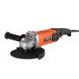 VEVOR Angle Grinder, 177.8mm Electric Grinder Power Tool, 8.2Amps 8500RPM High-Speed Corded Angle Grinders with Adjustable Dust 