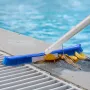 Swimming Pool Cleaning Kit, Includes 2 Detachable Brush Heads (508 mm / 139.7 mm) and 2 Pool Skimmer Nets, 4-in-1 Inground/Above