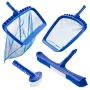 VEVOR Swimming Pool Cleaning Kit, Includes 2 Detachable Brush Heads (508 mm / 139.7 mm) and 2 Pool Skimmer Nets, 4-in-1 Inground
