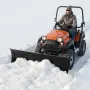 Snow Plow Kit, 1524 mm Universal Snow Plow Attachment, Height & Left-Right Adjustable, Quick To Detach, Steel ATV Scrape Blade, 