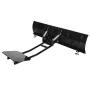 Snow Plow Kit, 1524 mm Universal Snow Plow Attachment, Height & Left-Right Adjustable, Quick To Detach, Steel ATV Scrape Blade, 
