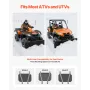 Snow Plow Kit, 122 cm Universal Snow Plow Attachment, Height & Left-Right Adjustable, Quick To Detach, Steel ATV Scrape Blade, 3