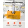 VEVOR Permanent Magnetic Lifter, 600 kg Trækkapacitet, Heavy Duty N42 Neodymium Løftemagnet med udløserhåndtag og stål