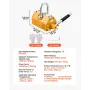 VEVOR Permanent Magnetic Lifter, 600 kg Pulling Capacity, Heavy Duty N42 Neodymium Lifting Magnet with Release Handle and Steel 