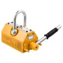 Permanent Magnetic Lifter, 600 kg Pulling Capacity, Heavy Duty N42 Neodymium Lifting Magnet with Release Handle and Steel Hook, 