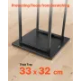 Indoor Firewood Rack, 33 × 32 × 112 cm Log Stacker Holder, Holds up to 45kg, Tall Wood Storage Stand, Powder-Coated Steel Firewo