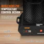 guldsmelteovn, 1350W, 1150°C Max temperatur, digital elektrisk