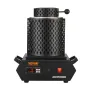 Gold Melting Furnace, 1350W, 1150°C Max Temperature, Digital Electric Melting Furnace with 1 kg and 3 kg Ceramic Crucibles, Cruc