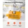VEVOR Permanent Magnetic Lifter, 400 kg Trækkapacitet, Heavy Duty N42 Neodymium Løftemagnet med udløserhåndtag og stål
