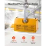 Permanent Magnetic Lifter, 1000 kg Pulling Capacity, Heavy Duty N42 Neodymium Lifting Magnet with Release Handle and Steel Hook,