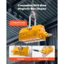 Permanent Magnetic Lifter, 1000 kg Pulling Capacity, Heavy Duty N42 Neodymium Lifting Magnet with Release Handle and Steel Hook,