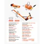 Magnetic Lid Lifter Dolly, 600 kg Pulling Capacity, Steel Dolly with Heavy Duty Magnet Lift and 2 Wheels, Adjustable Handle, N42