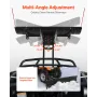 Snow Plow Blade, 109/152 cm Width Adjustable Snow Plow Kit, Easy to Detach, Universal Mount Plowing Attachment with Rubber Flaps