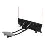 Snow Plow Blade, 109/152 cm Width Adjustable Snow Plow Kit, Easy to Detach, Universal Mount Plowing Attachment with Rubber Flaps