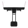 Snow Plow Blade, 109/152 cm Width Adjustable Snow Plow Kit, Easy to Detach, Universal Mount Plowing Attachment with Rubber Flaps