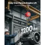 Hand Chain Hoist, 1 Ton Capacity, Manual Chain Block with Upgrade G70 Galvanized Chain, 6 m Lifting Height, Heavy Duty Pulley Ho