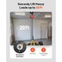 Hand Chain Hoist, 1 Ton Capacity, Manual Chain Block with Upgrade G70 Galvanized Chain, 6 m Lifting Height, Heavy Duty Pulley Ho