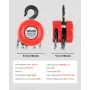 Hand Chain Hoist, 1 Ton Capacity, Manual Chain Block with Upgrade G70 Galvanized Chain, 6 m Lifting Height, Heavy Duty Pulley Ho