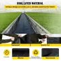 Garden Weed Barrier Fabric, 197 g/m² Heavy Duty Landscape Fabric, 120 cm x 3048 cm Weed Block Control for Garden Ground Cover, W