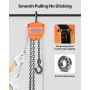VEVOR Hand Chain Hoist, 1 Ton Capacity, Manual Chain Block with Upgrade G80 Galvanized Chain, 6 m Lifting Height, Heavy Duty Pul
