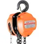 VEVOR Hand Chain Hoist, 1/2 Ton Capacity, Manual Chain Block with Upgrade G80 Galvanized Chain, 3 m Lifting Height, Heavy Duty P