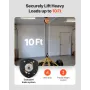 Hand Chain Hoist, 1 Ton 2200 lbs Capacity, Manual Chain Block with Upgrade G80 Galvanized Chain, 3 m Lifting Height, Heavy Duty 
