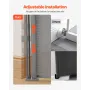 Indtrækkelig babylåge, 870 mm høj, forlænges op til 2800 mm