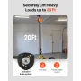 VEVOR Hand Chain Hoist, 3 Ton Capacity, Manual Chain Block with Upgrade G80 Galvanized Chain, 6 m Lifting Height, Heavy Duty Pul