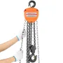 Hand Chain Hoist, 2 Ton Capacity, Manual Chain Block with Upgrade G80 Galvanized Chain, 3 m Lifting Height, Heavy Duty Pulley Ho