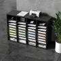 Wood Literature Organizer, 36 Compartments, File Sorter with Removable Shelves, Mailboxes Slot for Office Home Classroom Mailroo