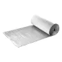 VEVOR Reflective Insulation Roll, Double-Layer Air Bubble Radiant Barrier, 6mm 30.48 m x 1.22 m, Aluminum Foil White PE Film Hea