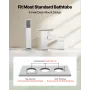 VEVOR Roman Tub Faucet, 3 Hole Waterfall Bathtub Faucet, Widespread Roman Tub Faucets with Shower Head & 1 Handle, Romans Bathtu